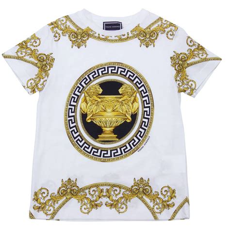 versace shirt boys|versace kids t shirts.